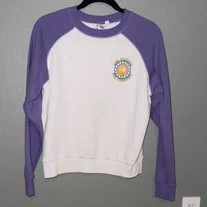 Vans x The Simpsons Purple and White Lisa Crew Neck Sweater